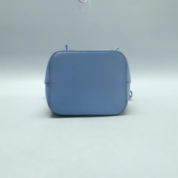 FENDI Mon Tresor Blue Leather Satchel 882-022625 - Picture 5 of 11